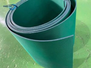 Băng tải PU màu xanh - Hình ảnh 2